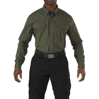 Рубашка тактическая 5.11 STRYKE™ LONG SLEEVE SHIRT 2XL TDU Green