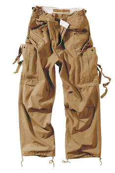 Брюки SURPLUS VINTAGE FATIGUES TROUSERS L Beige