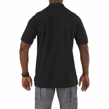 Футболка Поло тактическая с коротким рукавом 5.11 Tactical Professional Polo - Short Sleeve S Black