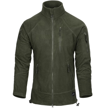 Куртка тактична Helikon-Tex Флісова на замку XL Олива ALPHA TACTICAL JACKET - GRID FLEECE XL Olive Green (BL-ALT-FG-02-B06-XL)