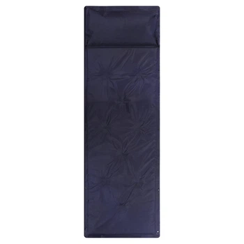Самонадувающийся коврик с подушкой туристический SP-Sport TY-0559 185х60х2,5см Темно-синий