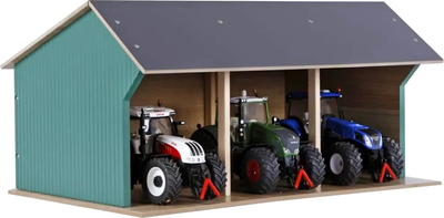 Garaż dla traktorów Hipo Kids Globe Agricultural Shed 1:32 (8713219345146)