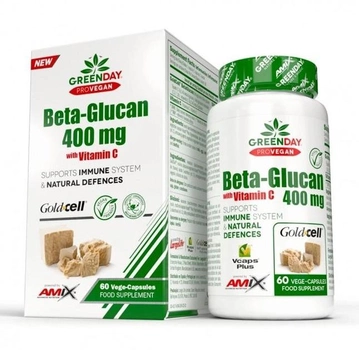 Бета-глюкан Amix GreenDay ProVegan BetaGlucan 400 мг 60 веган капс (1091-819 338)