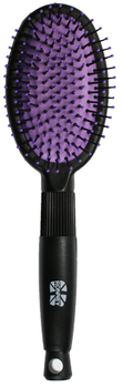 Щітка для волосся Ronney Professional Brush чорно-фіолетова (5060456772543)
