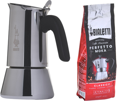 Гейзерна кавоварка Bialetti Venus 240 мл + Кава Perfetto Moka Classic (8006363034951)