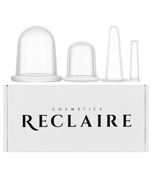 Набор вакуумных банок для моделирования контуров тела и лица Reclaire (4 шт)