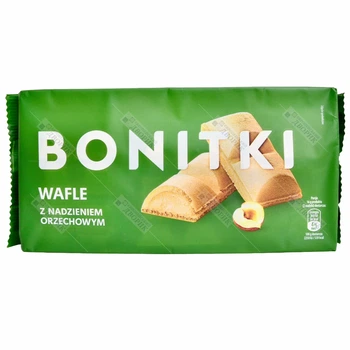 Вафлі Bonitki з горіховим кремом 210 г