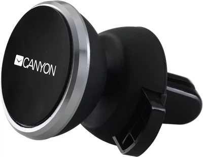Автодержатель для телефона магнитный CANYON Black (CNE-CCHM4)