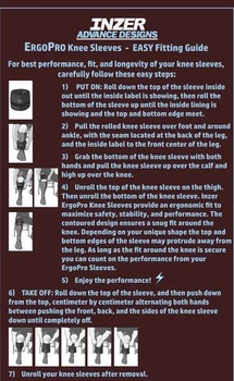 Наколінники для пауерліфтингу Inzer ErgoPro Knee Sleeves™ 7 мм S Чорний