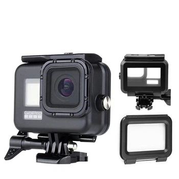 Аквабокс для GoPro Hero 12, 11, 10, 9 Black "Shoot" 60m "Super Suit" з сенсорною кришкою Blackout Housing