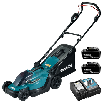 Газонокосилка аккумуляторная Makita SET-DLM330-0424 (33 см, 20-75 мм, 30 л, LXT)