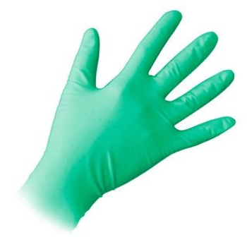Перчатки нитриловые (зеленые),100 шт (50 пар) CEROS, XS