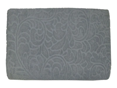 Простирадло махрове Parisa Home. Жаккард сірого кольору-150х200