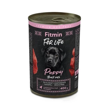 Влажный корм Fitmin For Life Puppy Beef для щенков с говядиной 400г