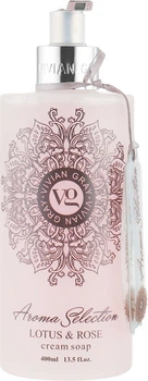 Рідке крем-мило - Vivian Gray Aroma Selection Lotus & Rose Cream Soap 400ml (421559-57737)