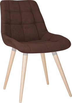 Стілець для кухні та вітальні Nowy Styl NICOLE ordf WOOD ALU (BOX-1) SQR БУК 1.018 SORO-28