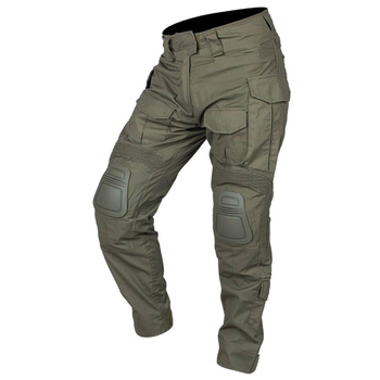Мужские брюки G3 с наколенниками / Штаны рип-стоп с тефлоновым покрытием олива размер M