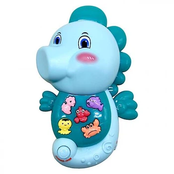 Интерактивная игрушка "морской конек", бирюзовый MIC (855-135A)