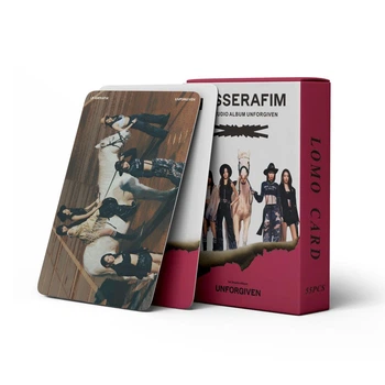 Ломо Карти Lomo Card Le Sserafim Unforgiven 55 шт