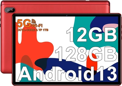 Планшет 10.1" Facetel Q6 12/128Gb 8 ядер Android 13 6000 mAh Червоний Factory Recertified g6