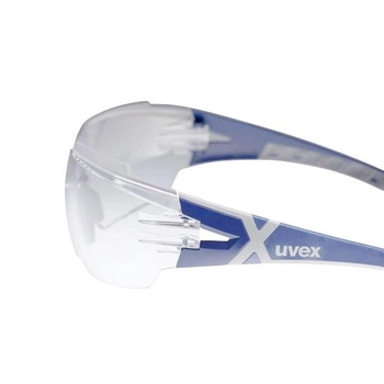 Окуляри тактичні захисні Uvex Pheos CX2 Clear, blue/grey оправа (176050)
