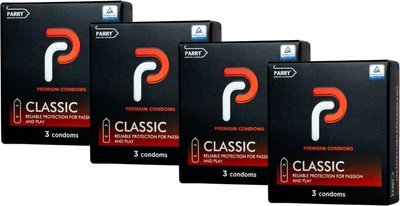 Презервативи Parry Premium Classic 4 пачки по 3 шт (ROZ6400230269)
