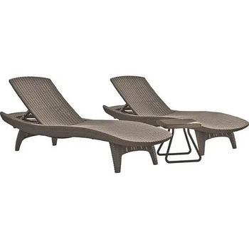 Комплект шезлонгів Keter Pacific Set + стіл капучино 231464