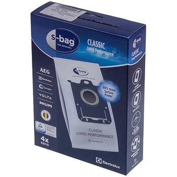 Универсальные мешки (4 шт) E201S S-BAG для пылесоса Electrolux Philips 900168458