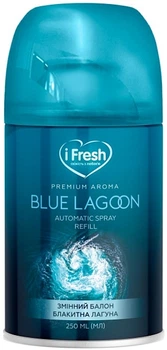 Змінний балон для автоматичного освіжувача "Блакитна лагуна" - IFresh Premium Aroma Blue Lagoone Automatic Spray Refill 250ml (1196696-137313)