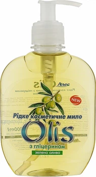 Рідке косметичне мило з гліцерином "Зелена олива" - Olis 300ml (988828-42617)