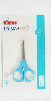 Ножиці дитячі BIMBO - 01 Сині (747)