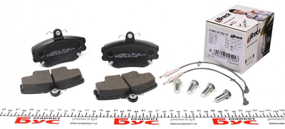 Тормозные колодки BRECK 21463 00 702 10 Renault Megane, Clio, Logan, Twingo, Sandero, Espace; Dacia Logan 7711946169, 410602192R, 6001547619