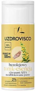 Тонік-есенція для обличчя Uzdrovisco з AHA-кислотами без олії 150 мл (5904917480953)