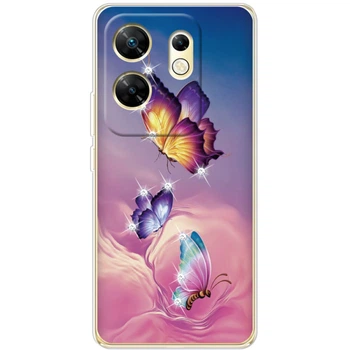 Силиконовый чехол BoxFace Infinix Zero 30 4G Butterflies (55888-rs19)