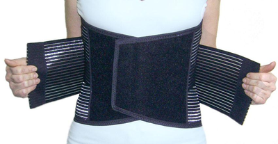 Корсет, пояс, бандаж, для поддержки спины, пояснично-крестцовый, черный (MA252)