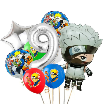Фонтан Из Шаров Наруто Kakashi Hatake С Цифрой И Латексными Шарами
