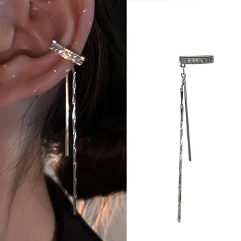 Бижутерия серьги-клипсы-каффы из медицинской стали JWER Style 5 421