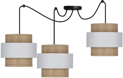 Люстра Candellux Rattan Е27 3х40 (33-18229) для кухні, спальні, передпокою