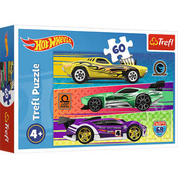 Дитячі пазли "Hot Wheels" 60 елементів Trefl 17389