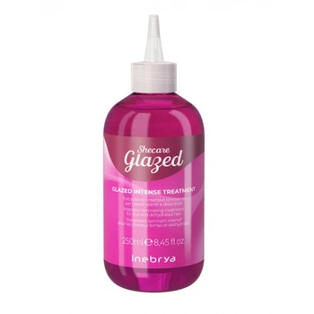 Крем-уход для окрашенных волос с эффектом глазировки Inebrya Sheсare Glazed Intense Treatment, 250 мл