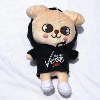 Сенмин 22 см в свитшоте Stray kids серії skzoo puppym сен мин мягкая игрушка стрей кидс собачка арт 3