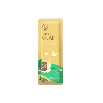 Нічна маска з муцином равлика Laikou Snail Sleeping Face Mask