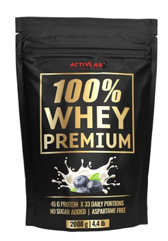 Protein ActivLab 100% Whey Premium 2000 g Jagoda (5907368857312)