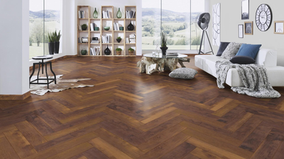 Ламінат Herringbone 4V 8/32 Дуб Лагуна K411