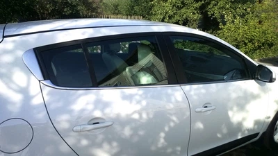 Renault Megane III (2009-2016) - Нижняя окантовка стекол из нержавеющей стали (HB, 6 шт)