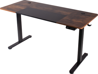 Регулируемый стол Barsky StandUp Loft 1400x600x720-1180 мм Brown-Black (BSTL-01)