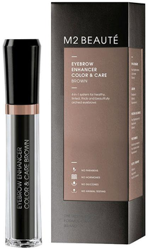 Гель для брів M2 Beaute Eyebrow Enhancer Color & Care Brown 6 мл (4260180218640)