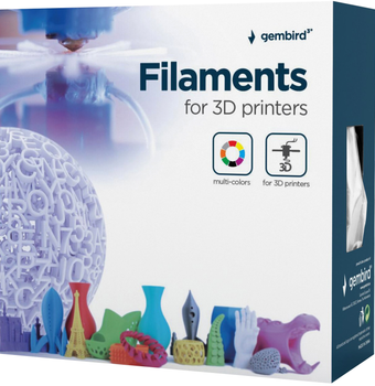 Filament do wkładu Gembird ABS 3 mm Biały (3DP-ABS3-01-W)