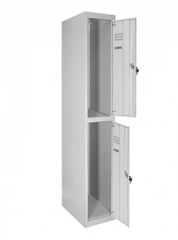 Шкаф металлический для одежды двухуровневый LEVMETAL ШОМ 2/40/1 (180х40х50)
