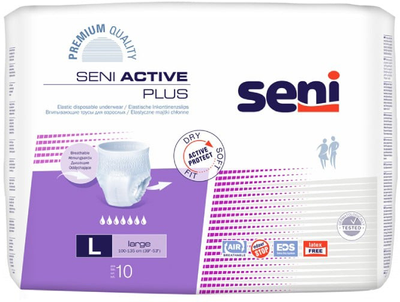 Урологічні трусики Seni Active Plus L 10 шт (5900516692186)